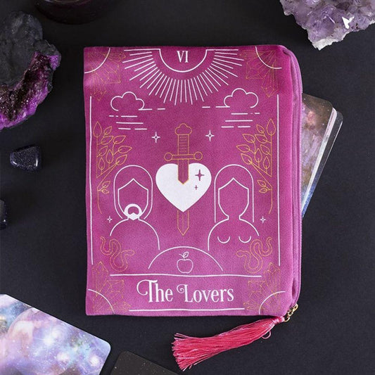 The Lovers Tarot Card Zippered Bag - Quantum Creative