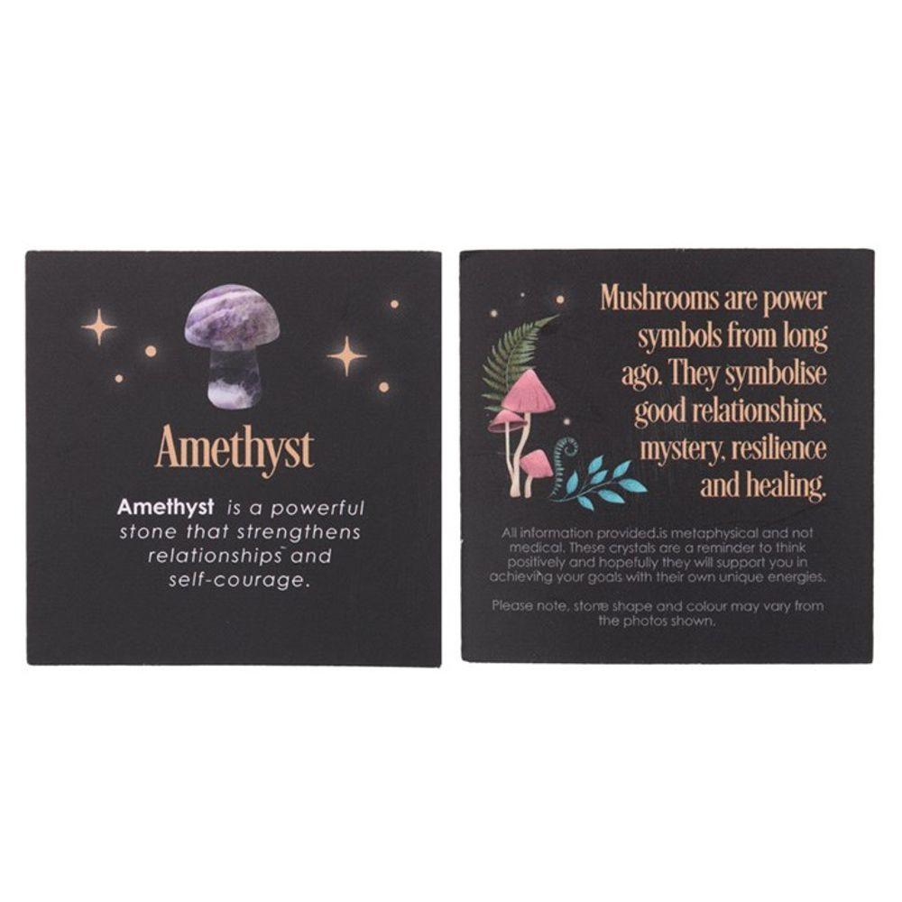 Magical Amethyst Crystal Mushroom - Quantum Creative