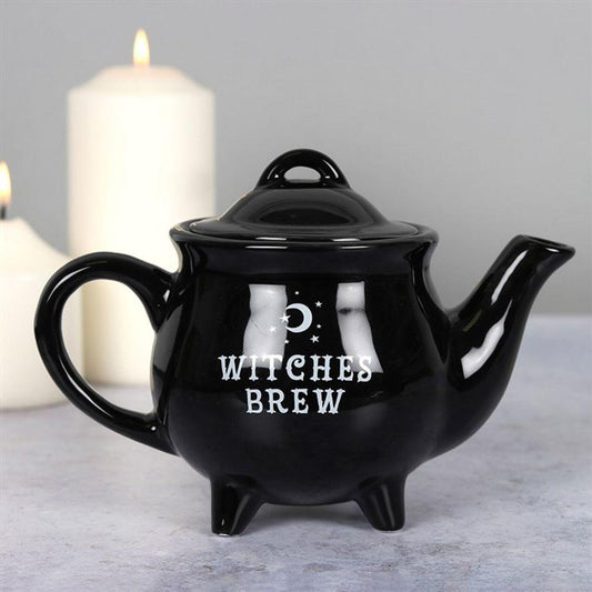 Witches Brew Black Ceramic Tea Pot - Quantum Creative